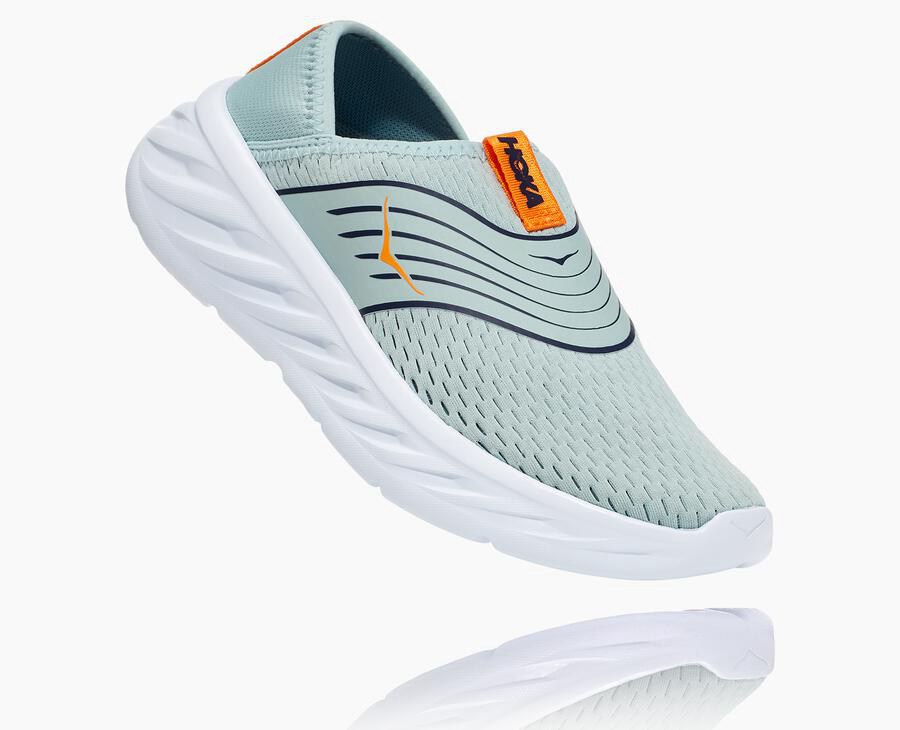 Hoka One One Sandale Damske Modre/Biele - ORA Recovery - 29746-SIPJ